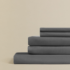 Kussensloop Slaapmaatje antraciet katoenperkal los