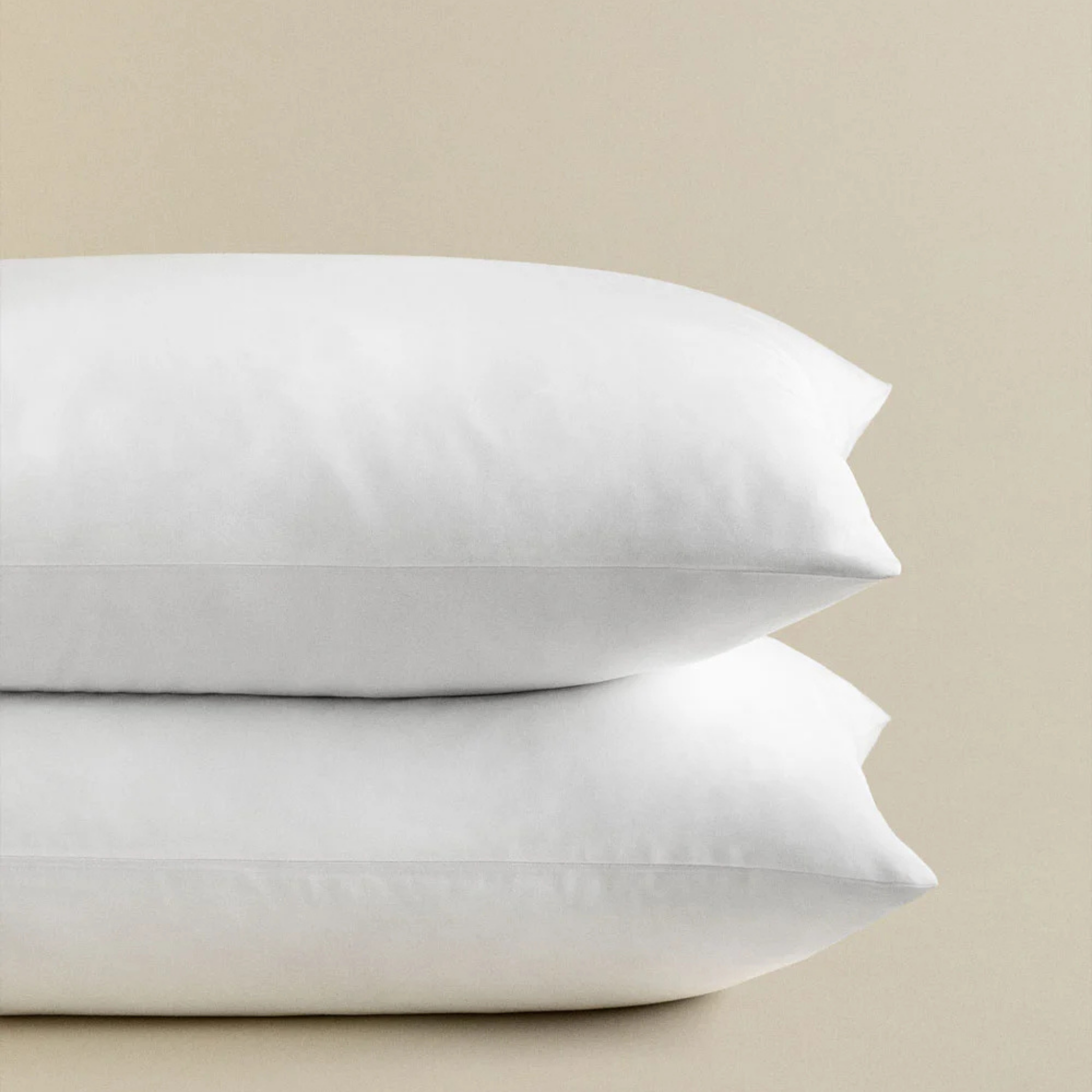 Dekbedovertrek met rits wit katoen satijn – 300TC