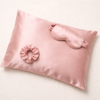 Zijde-set licht beige