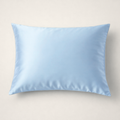 Zijde kussensloop licht blauw