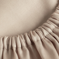 Hoeslaken zand beige katoen satijn - 300TC