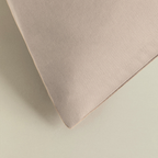 Kussenslopen zand beige katoensatijn set per 2