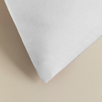 Kussensloop Slaapmaatje wit katoensatijn los