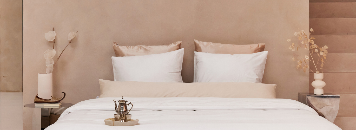 katoensatijn dekbedovertrek