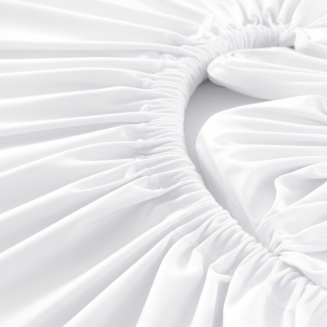 Hoeslaken wit. 300TC.