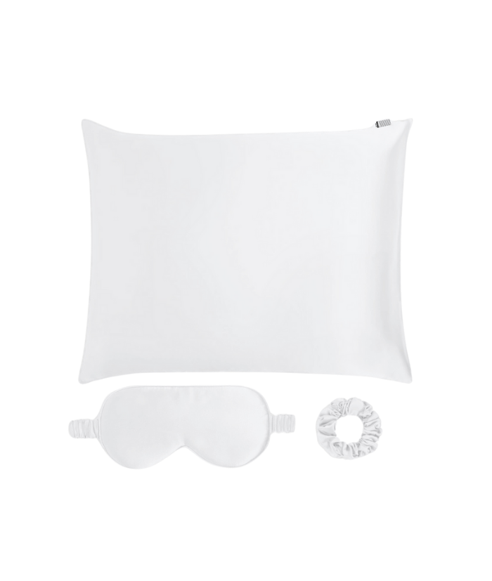 Zijde essentials Muné Bedding wit 100% moerbijzijde