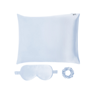 Zijde essentials Muné Bedding blauw 100% moerbijzijde