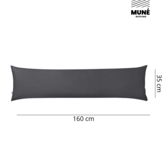 Muné Bedding slaapmaatje kussensloop antraciet