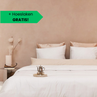 Black Friday Deal - Dekbedovertrek met rits + Gratis hoeslaken