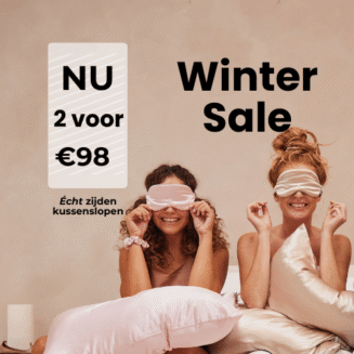 Muné Bedding Winter sale 60% korting op zijden kussenslopen