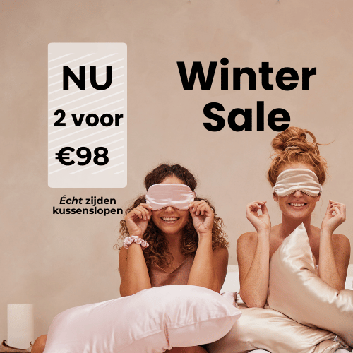 Muné Bedding Winter sale 60% korting op zijden kussenslopen Muné Bedding Winter sale 60% korting op zijden kussenslopen
