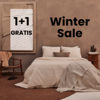 Muné Bedding Winter sale dekbedovertrek met gratis hoeslaekn